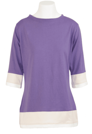 Nora Mikken ANNELI T-Shirt Purple - T-shirts - 