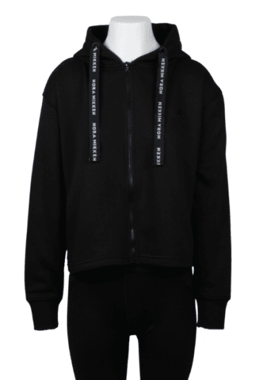 Nora Mikken GERTRUD Cropped Hoodie Black - Tröjor & hoodies - 