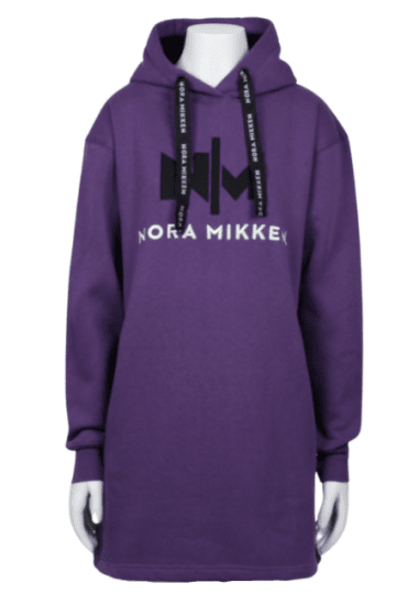 Nora Mikken KADRI Long Hoodie Purple - Tröjor & hoodies - 
