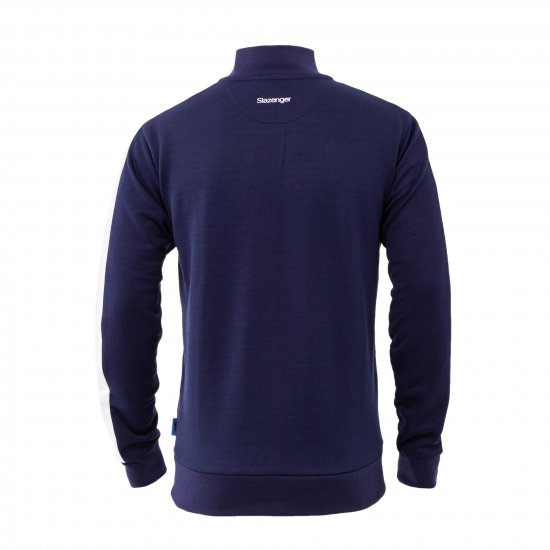 Slazenger Vince Track Jacket Navy - Tröjor & hoodies - Stora hoodies & tröjor - 2XL-14XL