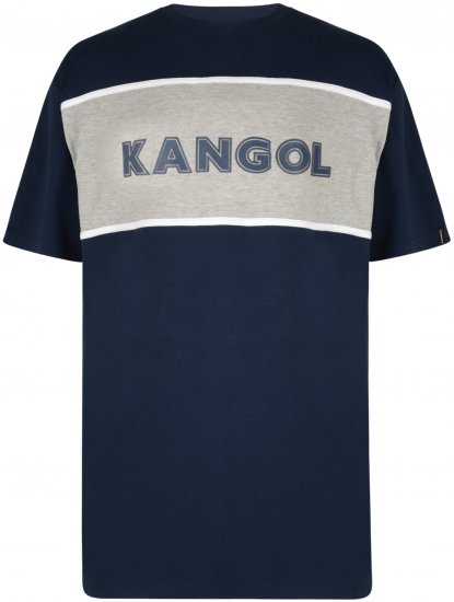 Kangol Whistler T-shirt Navy - T-shirts - Stora T-shirts - 2XL-14XL