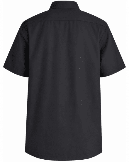 Motley Denim Zagreb Kortärmad Skjorta Mörkgrå - Skjortor - Stora skjortor - 2XL-8XL