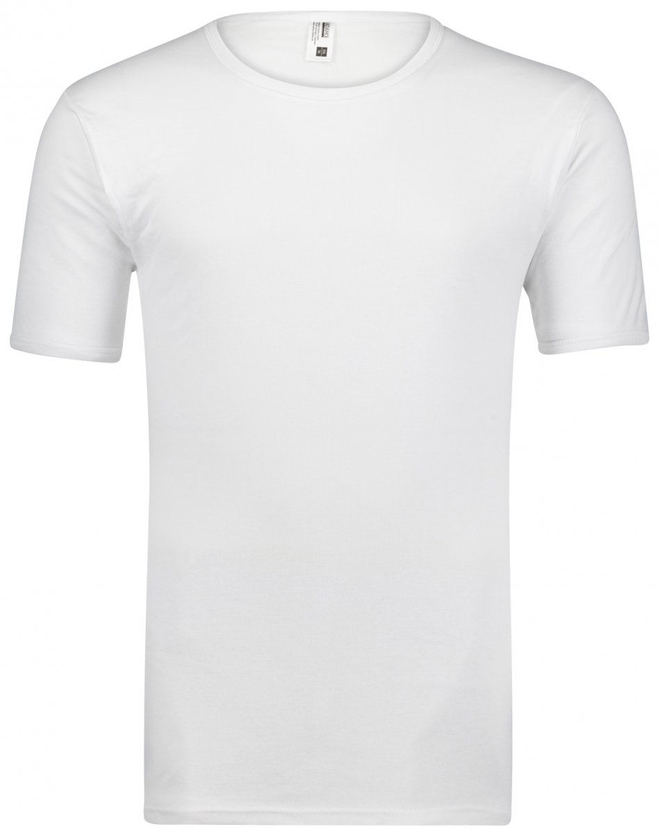 2XL - T-shirt i stora storlekar - Adamo Royal Fine Ribbed Under-T-shirt White