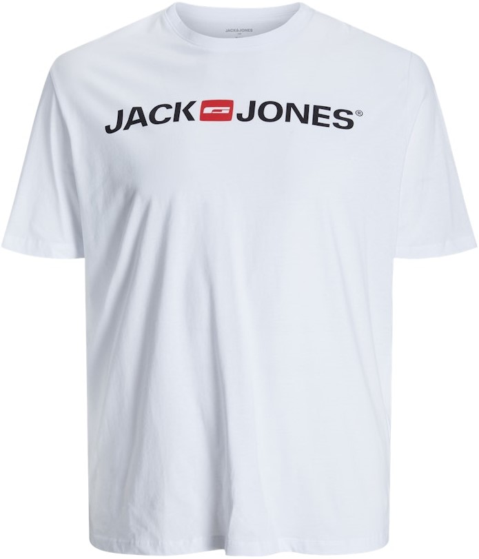 2XL - T-shirt i stora storlekar - Jack & Jones JJECORP LOGO T-Shirt White