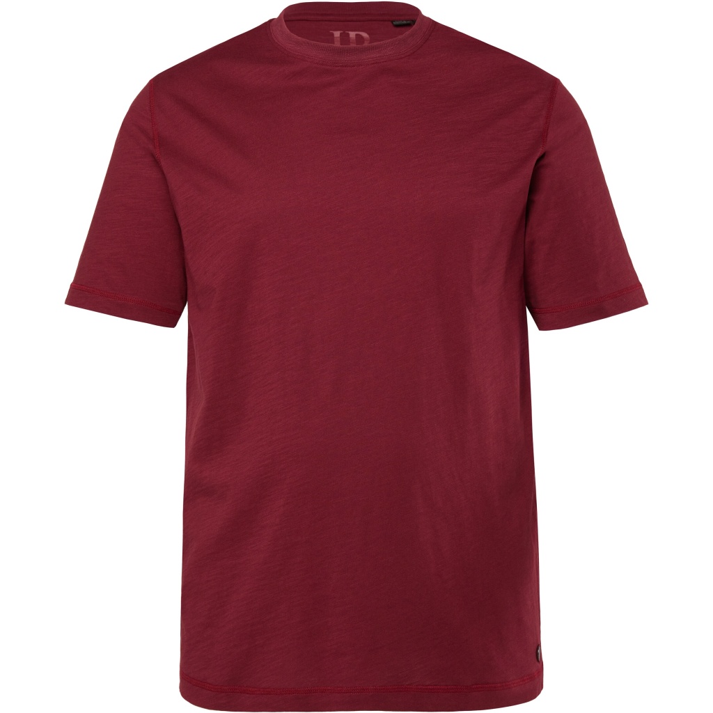 2XL - T-shirt i stora storlekar - JP1880 T-Shirt Short Sleeve Soft Jersey Red