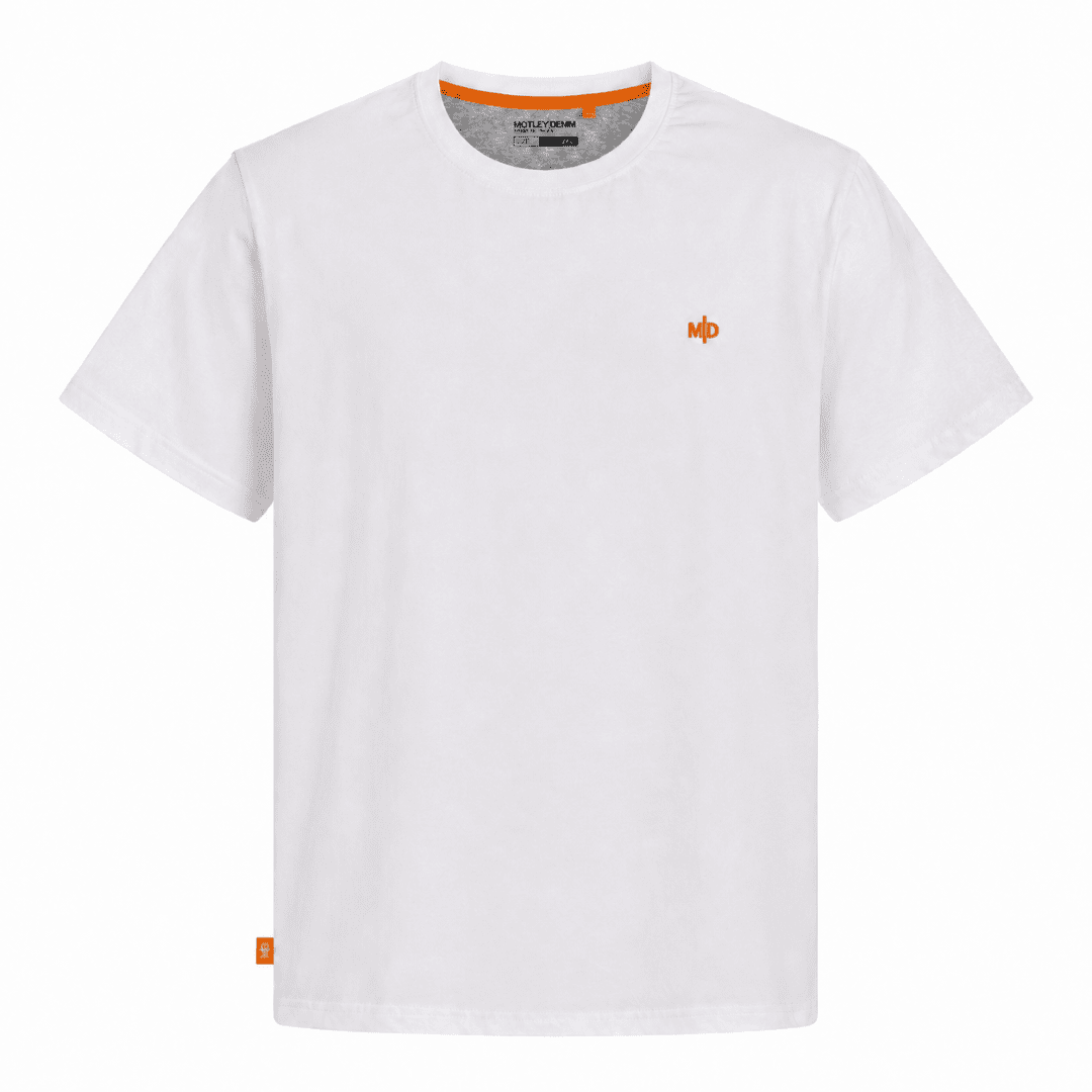 7XL - T-shirt i stora storlekar - Motley Denim Stockholm T-shirt White