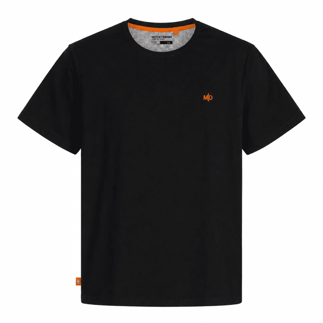 7XL - T-shirt i stora storlekar - Motley Denim Stockholm T-shirt Black