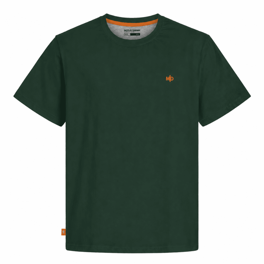 12XL - T-shirt i stora storlekar - Motley Denim Stockholm T-shirt Racing Green