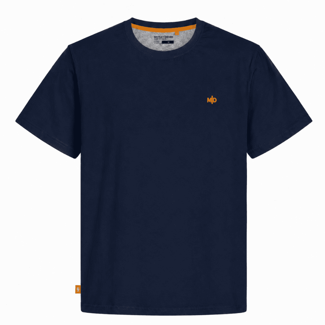8XL - T-shirt i stora storlekar - Motley Denim Stockholm T-shirt Navy